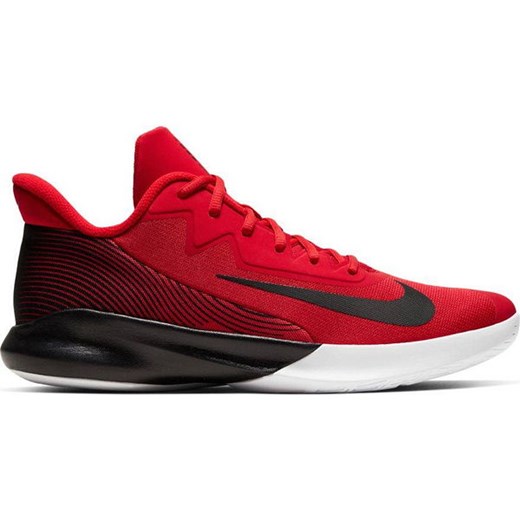 Czerwone buty sportowe męskie Nike wiązane 