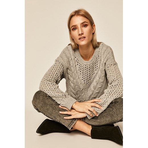 Sweter damski Medicine bez wzorów Odzież Damska ES szary PKMG Sweter damski Medicine bez wzorów Odzież Damska ES szary PKMG