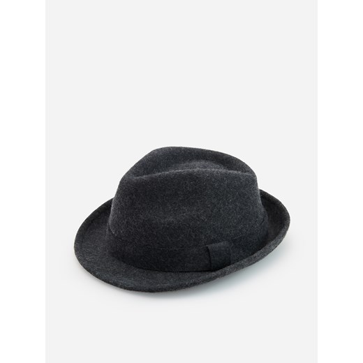 Reserved - Klasyczny kapelusz z wełny - Szary Reserved L okazja Reserved