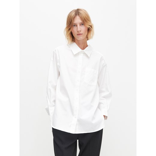 Reserved - Biała koszula oversize - Biały Reserved S Reserved