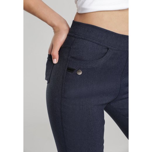 Granatowe Spodnie Calilodia Renee XL/XXL Renee odzież
