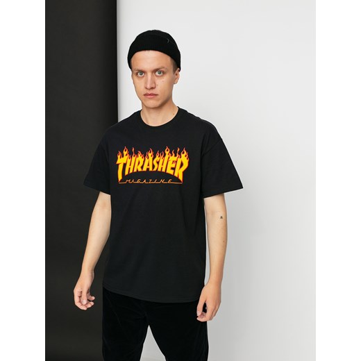 T-shirt Thrasher Flame Logo (black) Thrasher XL SUPERSKLEP