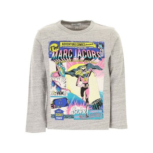Marc Jacobs Koszulka Dziecięca dla Dziewczynek, szary, Bawełna, 2019, 10Y 12Y 14Y 3Y 4Y 6Y 8Y Marc Jacobs 6Y RAFFAELLO NETWORK