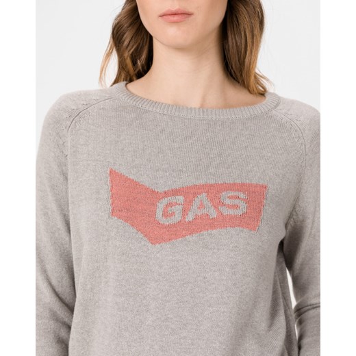 GAS Fammie Sweter Szary Gas XL BIBLOO