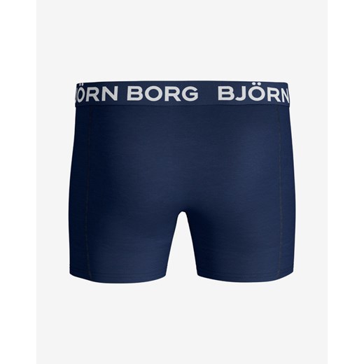 Björn Borg Noos Solids 2-pack Bokserki Czarny Niebieski XXL BIBLOO