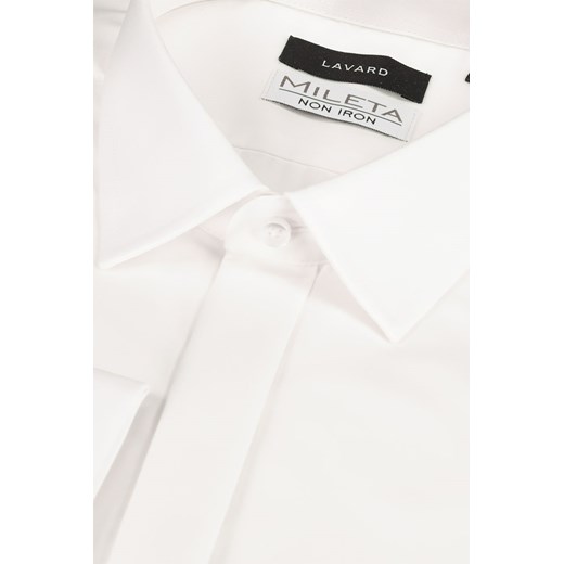 Biała koszula męska na spinki 93022 Lavard 164-170/41/111 Lavard