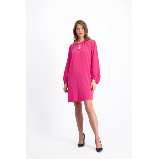 Różowa sukienka koktajlowa Fran 84660 Lavard 42 okazyjna cena Lavard