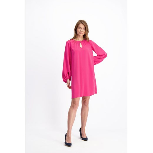 Różowa sukienka koktajlowa Fran 84660 Lavard 38 promocyjna cena Lavard