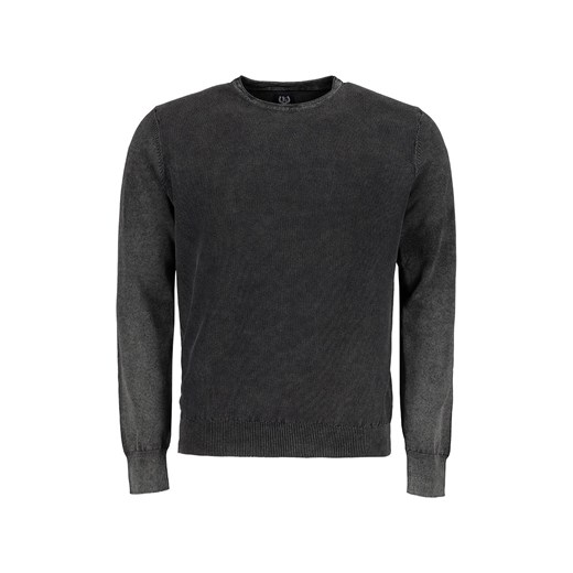 Czarny sweter z efektem sprania 72450 Lavard M wyprzedaż Lavard