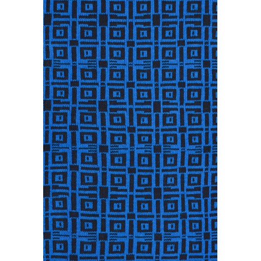 Niebieski szal w geometryczne wzory 72960 Lavard  okazja Lavard