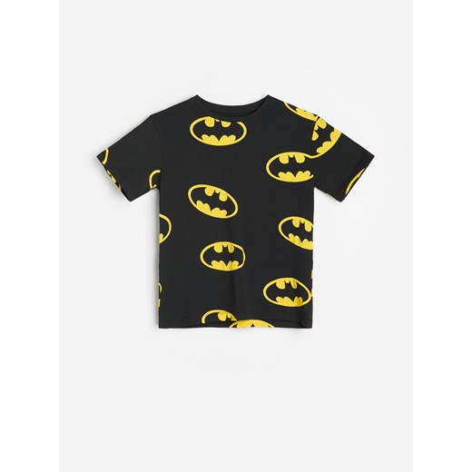 Reserved - T-shirt ze wzorem Batman - Czarny Reserved 170 Reserved