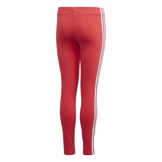 Spodnie dziewczęce czerwone Adidas gładkie 