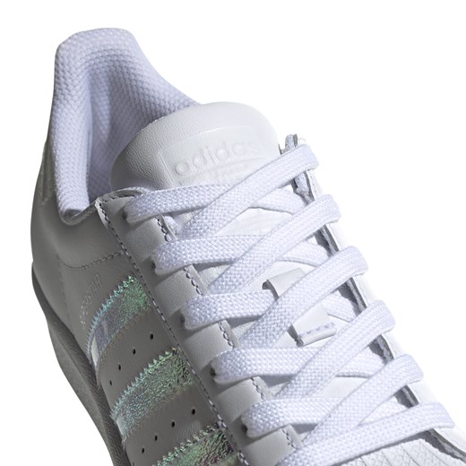 Buty sportowe dziecięce Adidas białe skórzane 
