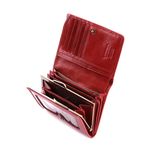 25-1-070-3 Portmonetka wittchen czerwony miejsce na karty kredytowe