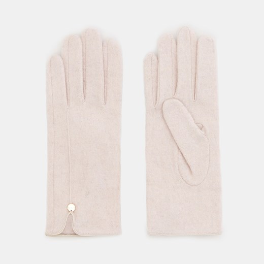 Mohito - Wełniane rękawiczki - Kremowy Mohito L Mohito