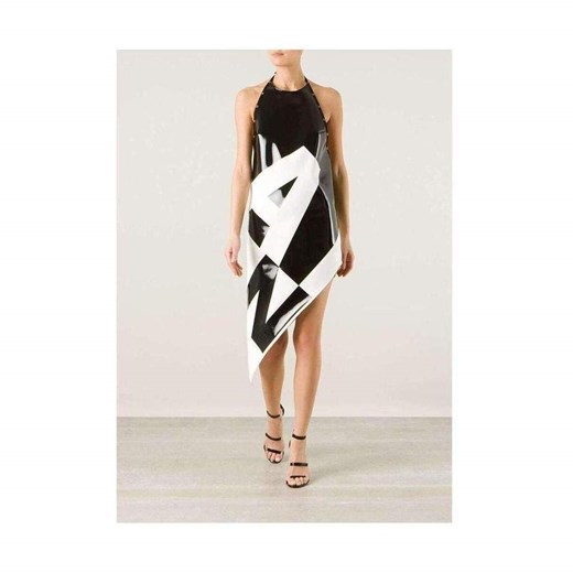 Asymmetrical Crepe Dress Anthony Vaccarello S - 38 showroom.pl