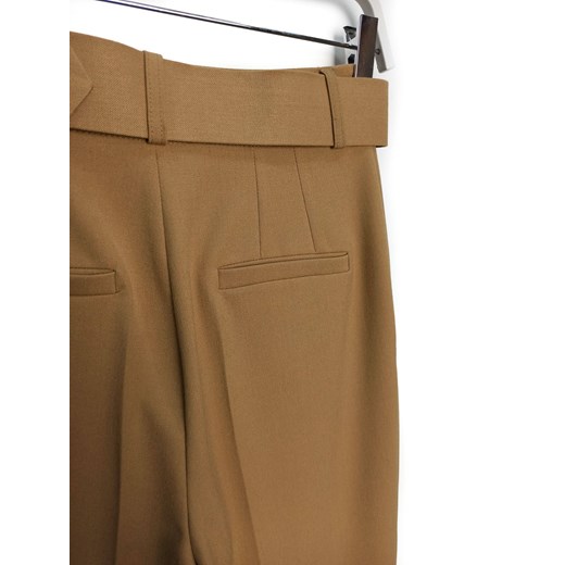 Spodnie damskie brązowe brązowy spodnie z wysokim stanem damskie RMFMS Promocje 