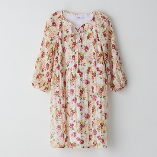 Cropp - Sukienka w kwiaty - Cropp L okazja Cropp