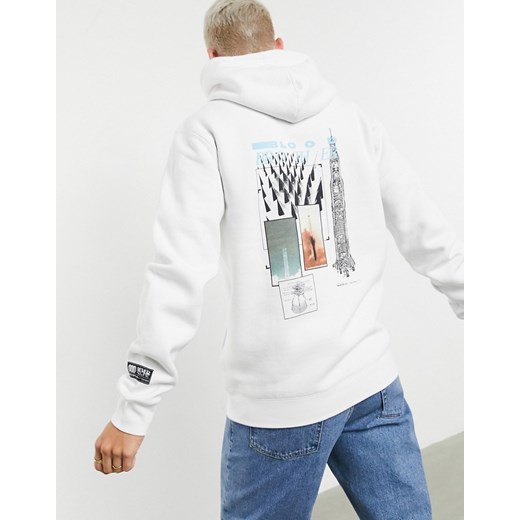 Blood Brother Erith – Biała bluza z kapturem-Biały L Asos Poland