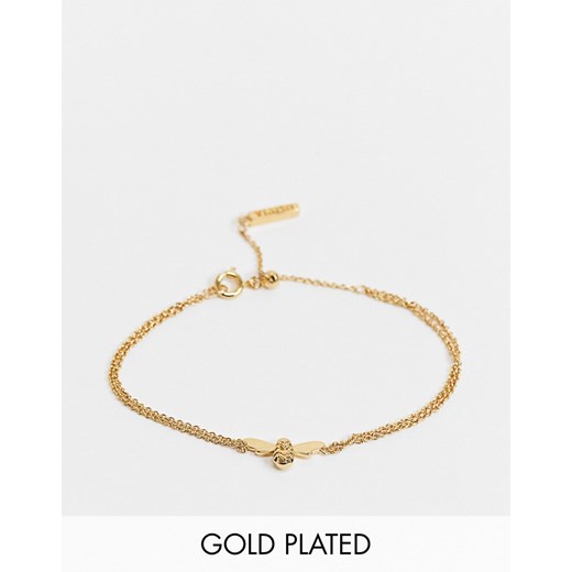 Olivia Burton Lucky Bee – Pozłacana bransoletka łańcuszkowa-Złoty Olivia Burton No Size Asos Poland