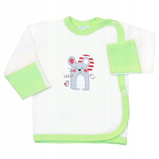 Koszulka kopertowa kaftanik niemowlęcy zielony 56 Oficjalny sklep Allegro