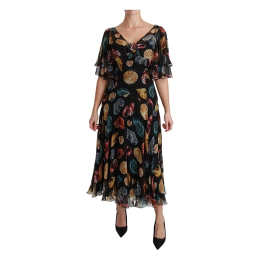 Wielokolorowa sukienka Dolce & Gabbana maxi 