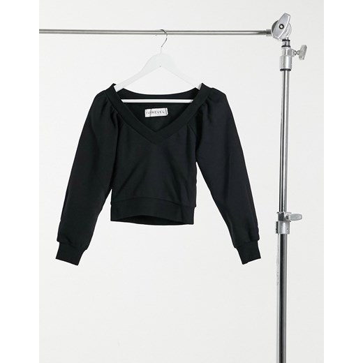 Ivyrevel – Czarny sweter z odkrytymi ramionami Ivyrevel S Asos Poland promocyjna cena