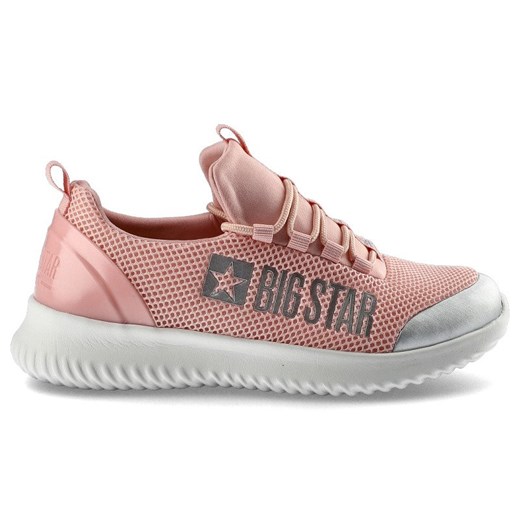 Buty sportowe damskie BIG STAR sneakersy młodzieżowe różowe 