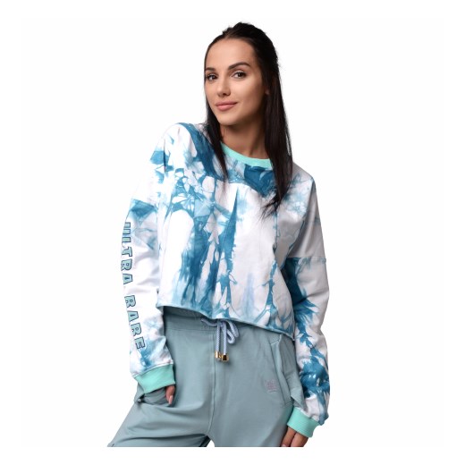 Bluza dresowa ULTRA BABE Blue Tie Dye S/M S/M okazyjna cena Boco Wear