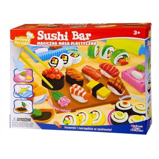 Magiczna masa plastyczna Sushi Bar pewex zolty Akcesoria