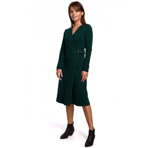 Sukienka Model B161 Dark Green Be promocyjna cena jewely.pl