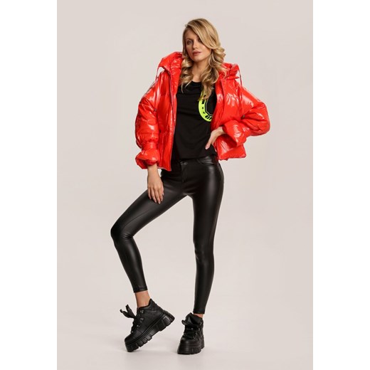 Czerwona Kurtka Cattia Renee ONE SIZE Renee odzież