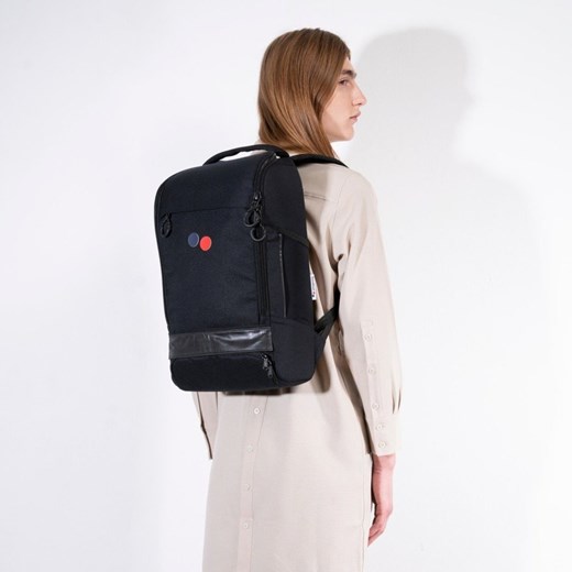 Recycled backpack - Cubik Medium licorice Pinqponq ONESIZE showroom.pl