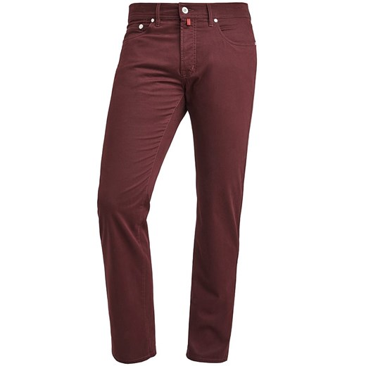 Spodnie - Regular fit - w kolorze bordowym Pierre Cardin W33/L30 Limango Polska