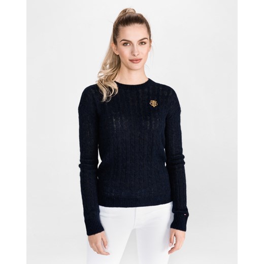 Tommy Hilfiger Essential Sweter Niebieski Tommy Hilfiger L BIBLOO okazja