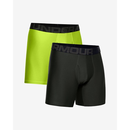 Under Armour Tech™ 6" Bokserki 2 pak Czarny Żółty Under Armour L okazyjna cena BIBLOO