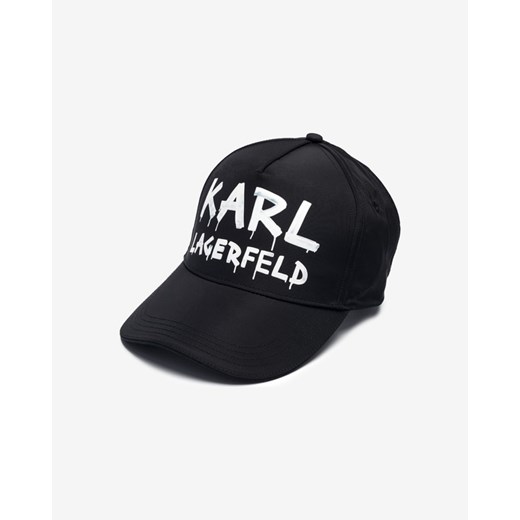 Karl Lagerfeld Graffiti Logo Czapka z daszkiem Czarny Karl Lagerfeld UNI BIBLOO