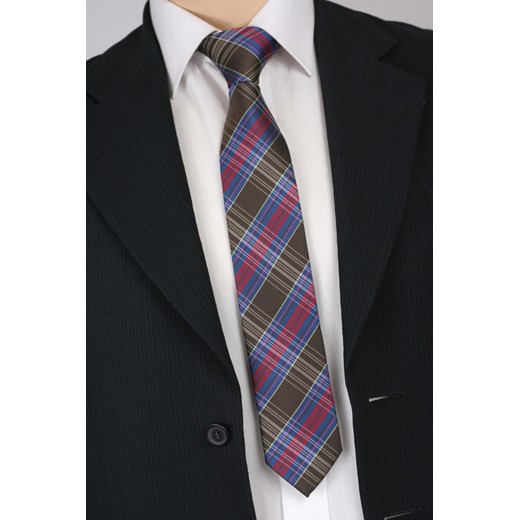 Krawat ozdobny Chattier KRCH0674 jegoszafa-pl fioletowy kolekcja