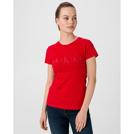 Calvin Klein Koszulka Czerwony Calvin Klein S BIBLOO okazyjna cena