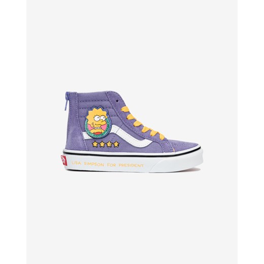 Vans The Simpsons Sk8-Hi Lisa 4 Tenisówki dziecięce Fioletowy Vans 27 okazyjna cena BIBLOO