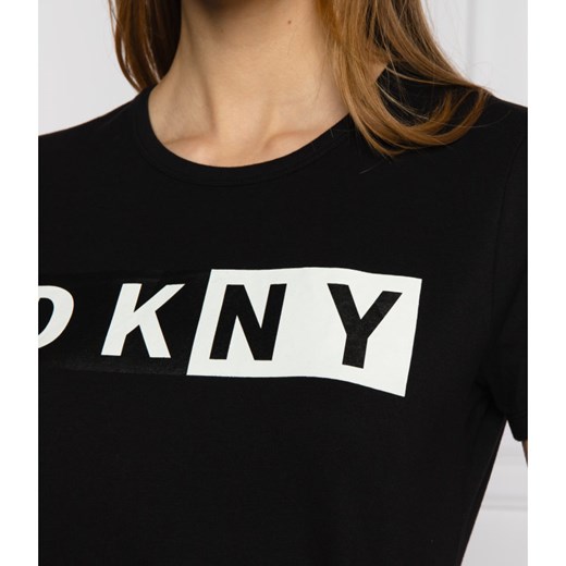 Sukienka DKNY casual z okrągłym dekoltem mini 
