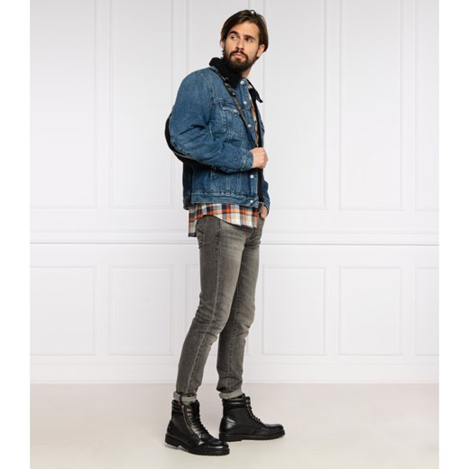 Kurtka męska Calvin Klein na wiosnę jeansowa 