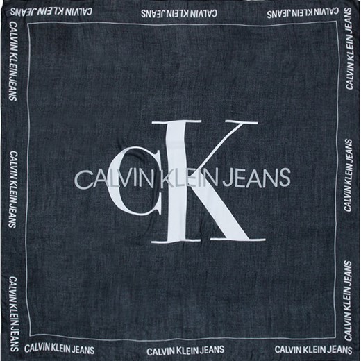 Szalik/chusta Calvin Klein z napisem 
