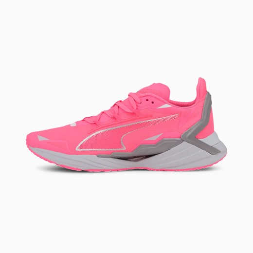 Buty sportowe damskie Puma dla biegaczy różowe wiązane bez wzorów 