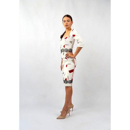 Sukienka z printem Babylon "Eureka" Eureka 36 promocyjna cena Glamwear