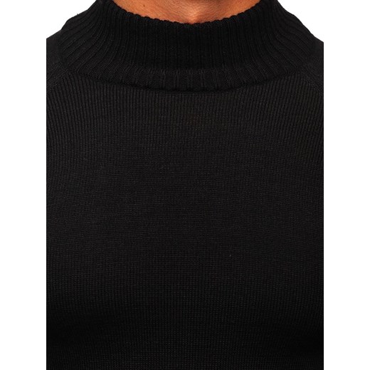 Czarny sweter męski golf Denley 1008 L Denley promocyjna cena