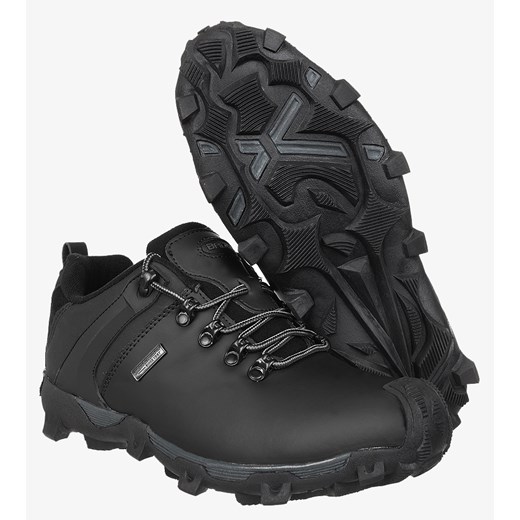 Czarne buty trekkingowe skórzane sznurowane Casu MXC6642-L Casu 42 Casu.pl