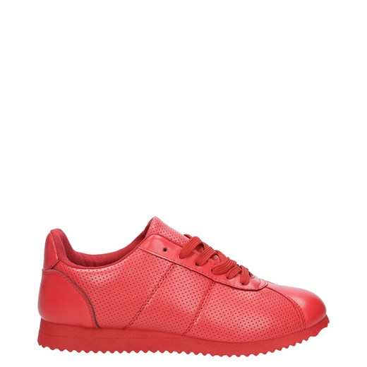 Czerwone buty sportowe sznurowane Casu 87-4A Casu 40 okazja Casu.pl