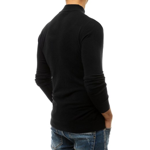 Sweter męski czarny WX1514 Dstreet L DSTREET promocja