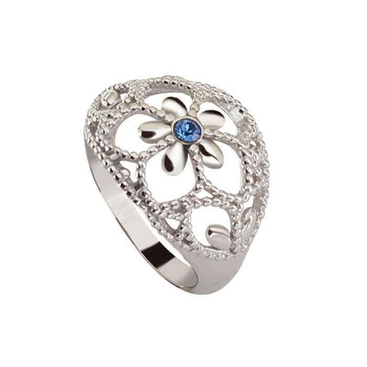 Srebrny pierścionek z kryształami Swarovski PK 2021 Polcarat Design 22 / 19,67 mm Polcarat Design